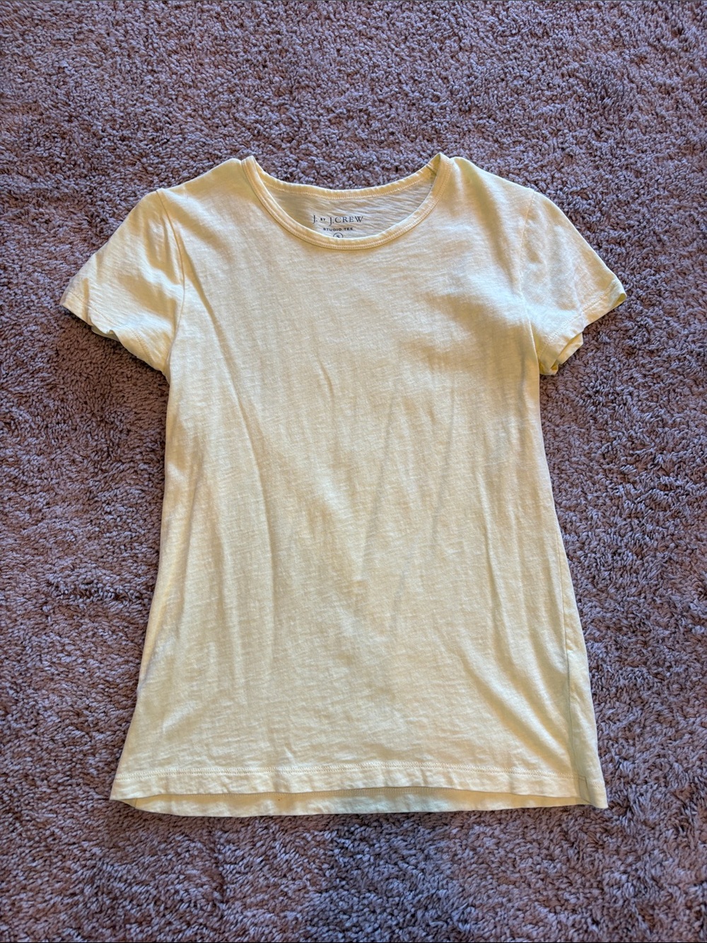 Light Yellow Tee from J. Crew
